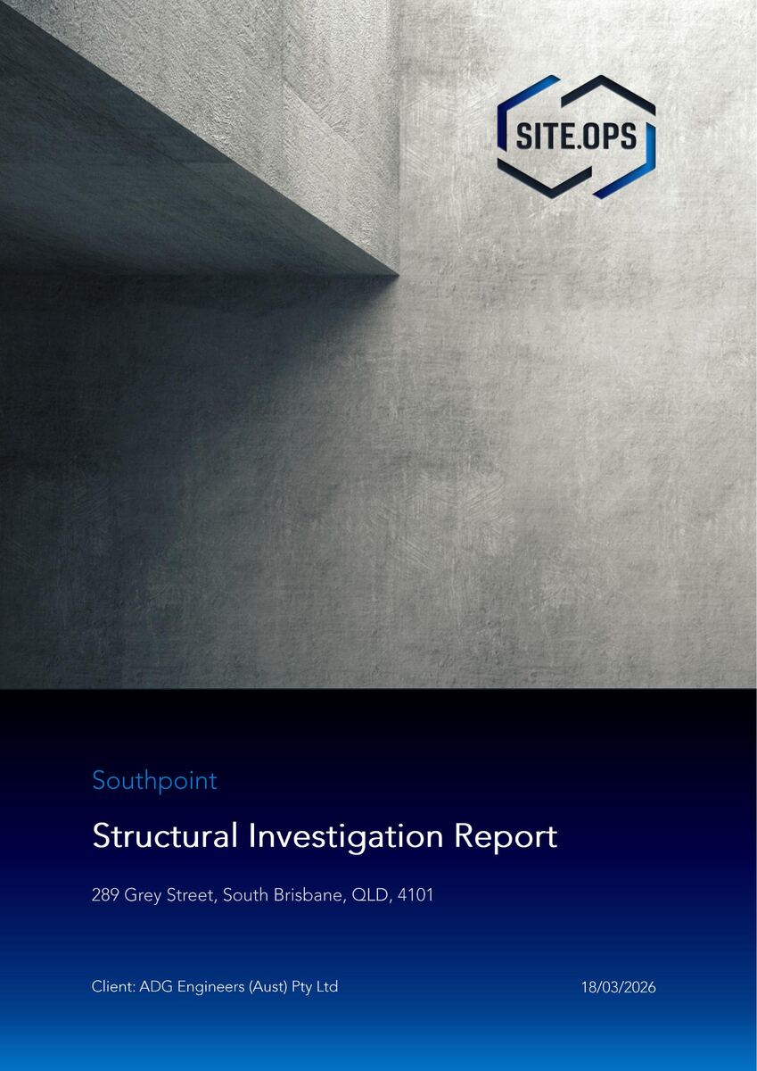 Southpoint A PT Identification — SiteOps structural investigation